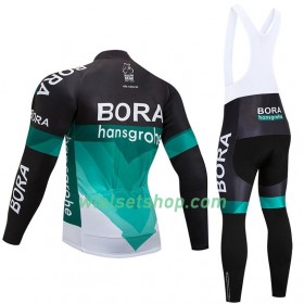 Fietskleding (Fietsshirt Lange Mouw + Lange Koersbroek) 2018 Bora-Hansgrohe N001